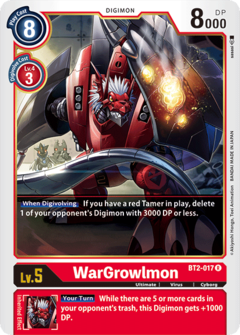 WarGrowlmon - BT2-017 - Rare