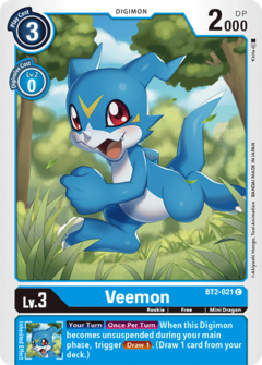 Veemon - BT2-021 - Common