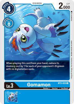 Gomamon - BT2-023 - Common