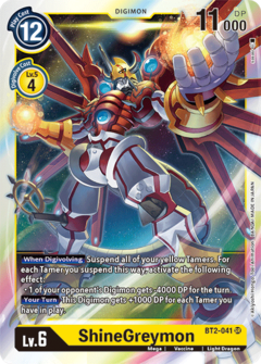 ShineGreymon - BT2-041 - Super Rare