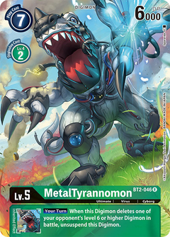 MetalTyrannomon (Alternate Art) - BT2-046 - Rare