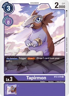 Tapirmon - BT2-070 - Uncommon