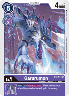 Garurumon - BT2-073 - Common