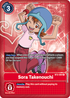 Sora Takenouchi (Alternate Art) - BT2-084 - Rare