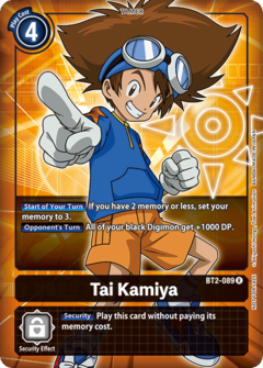 Tai Kamiya (Alternate Art) - BT2-089 - Rare