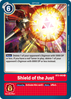 Shield of the Just - BT2-093 - Rare