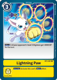 Lightning Paw - BT2-097 - Common