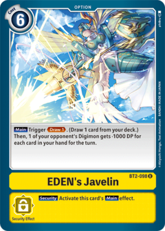 Eden's Javelin - BT2-098 - Uncommon