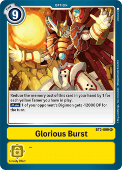 Glorious Burst - BT2-099 - Rare