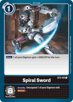 Spiral Sword - BT2-103 - Common