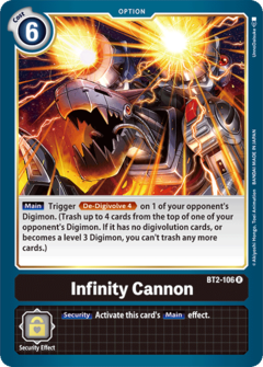 Infinity Cannon - BT2-106 - Rare