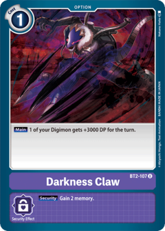 Darkness Claw - BT2-107 - Uncommon