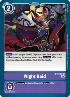 Night Raid - BT2-108 - Alternative Art