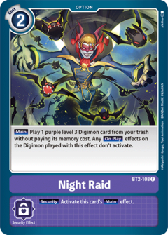 Night Raid - BT2-108 - Common