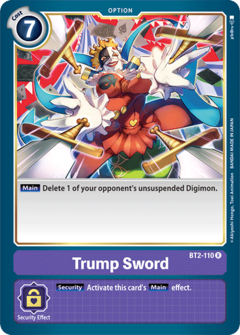 Trump Sword - BT2-110 - Rare