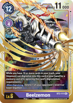 Beelzemon - BT2-111 - Secret Rare