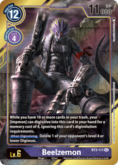 Beelzemon (Alternate Art) - BT2-111 - Secret Rare