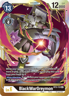 BlackWarGreymon - BT2-112 - Secret Rare