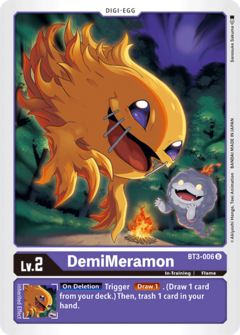 DemiMeramon - BT3-006 - Uncommon