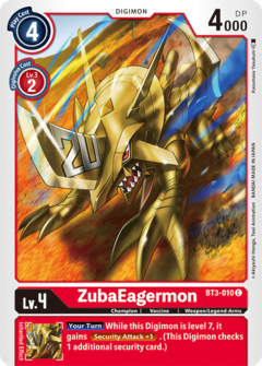 ZubaEagermon - BT3-010 - Common