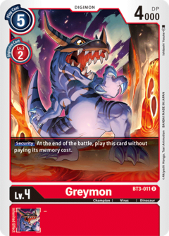 Greymon - BT3-011 - Uncommon