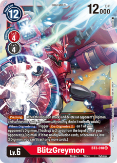 BlitzGreymon - BT3-018 - Super Rare