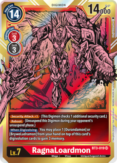 RagnaLoardmon (Alternate Art) - BT3-019 - Super Rare