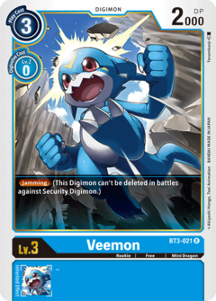 Veemon - BT3-021 - Rare