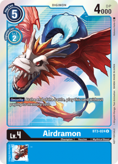 Airdramon (Alternate Art) - BT3-024 - Uncommon