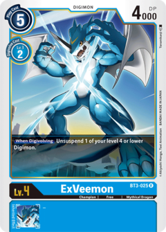 ExVeemon - BT3-025 - Rare