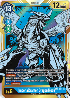 Imperialdramon Dragon Mode (Alternate Art) - BT3-031 - Super Rare