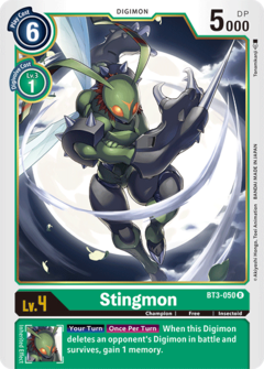 Stingmon - BT3-050 - Rare