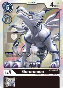 Gururumon (Alternate Art) - BT3-065 - Uncommon