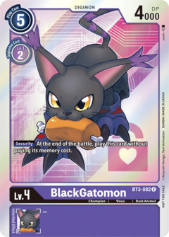 BlackGatomon (Alternate Art) - BT3-082 - Uncommon