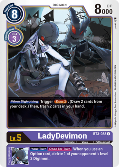 LadyDevimon - BT3-088 - Rare