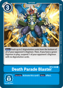 Death Parade Blaster - BT3-100 - Common