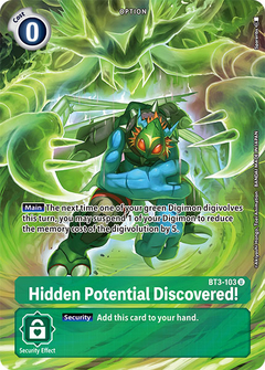 Hidden Potential Discovered! (Alternate Art) - BT3-103 - Uncommon