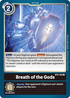 Breath of the Gods - BT3-105 - Rare