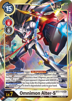 Omnimon Alter-S (Alternate Art) - BT3-112 - Secret Rare