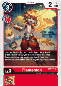 Flamemon - BT4-009 - Common