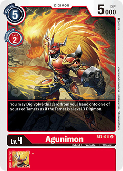 Agunimon - BT4-011 - Uncommon