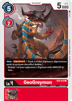 GeoGreymon - BT4-012 - Common