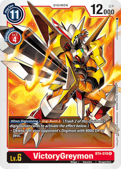 VictoryGreymon - BT4-019 - Rare