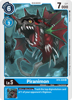 Piranimon - BT4-028 - Uncommon