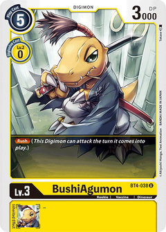 BushiAgumon - BT4-038 - Uncommon