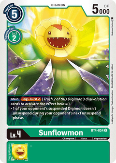 Sunflowmon - BT4-054 - Uncommon