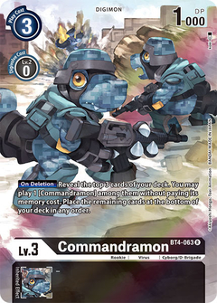 Commandramon (Alternate Art) - BT4-063 - Rare