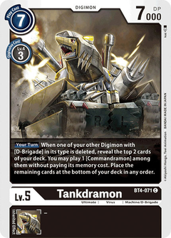 Tankdramon - BT4-071 - Common