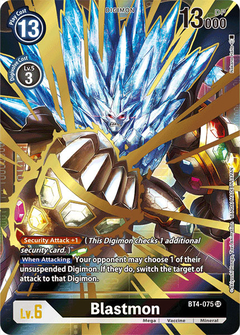 Blastmon (Alternate Art) - BT4-075 - Super Rare