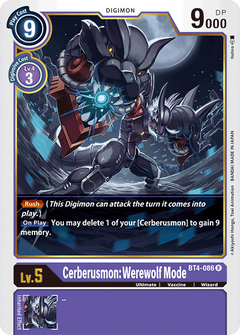 Cerberusmon: Werewolf Mode - BT4-086 - Rare